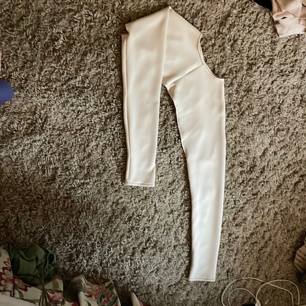 Cropped long sleeve shirt - small
